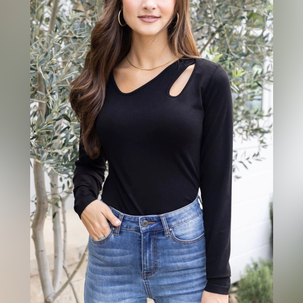 2 Fashion to figure cut out tops size 12/14